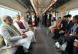 Prime Minister Narendra Modi inaugurates Phase-II of the Ahmedabad Metro Rail Project